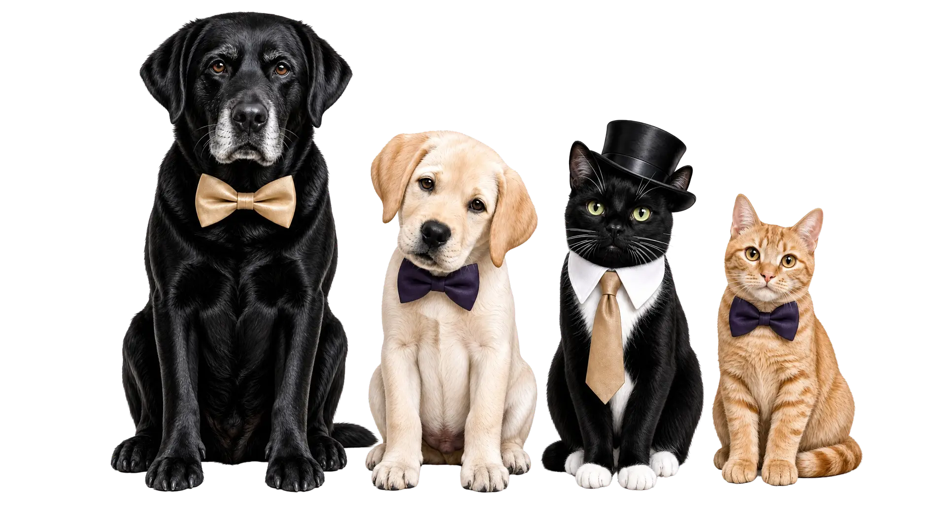 Mayor Tuxedo Sam, Ranger, Susie and Dexter, our original Misfits